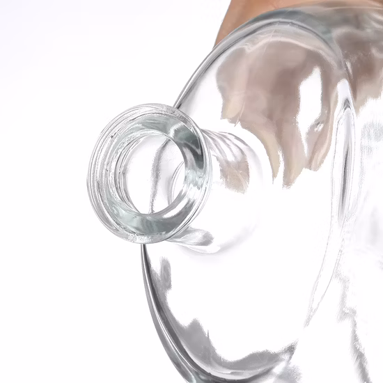 Bouteille transparente/ bouteille de vodka/ bouteille de vin/bouteille en verre cristal/bouteille de tequila