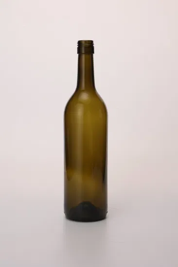 500 ml 750 ml 1 litre Unique Antique vert clair foncé Bordeaux Bourgogne bouteille en verre de vin Champagne bouteille de vin mousseux