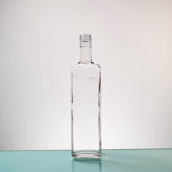 Bouteille de Vodka transparente en verre, 500ml, 700ml, 750ml, Brandy, Vodka, Gin, whisky, rhum, offre spéciale